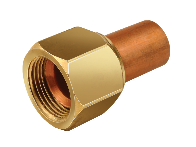  - Brass Female Flare X Solder Adapters